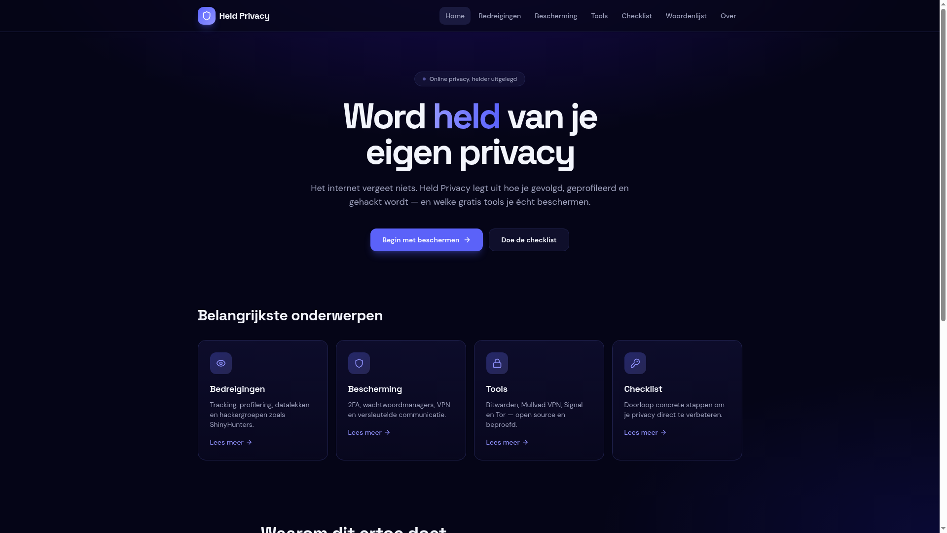 Preview van HeldPrivacy
