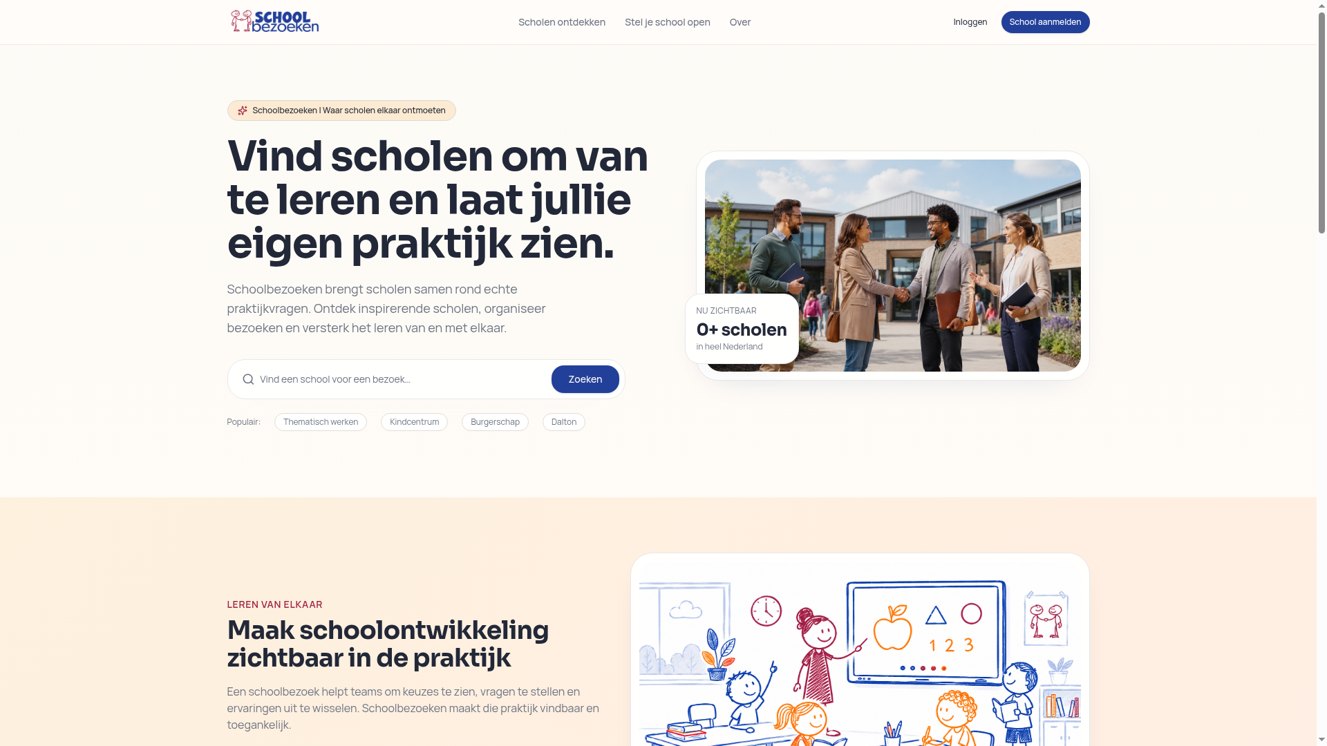Preview van Schoolbezoeken